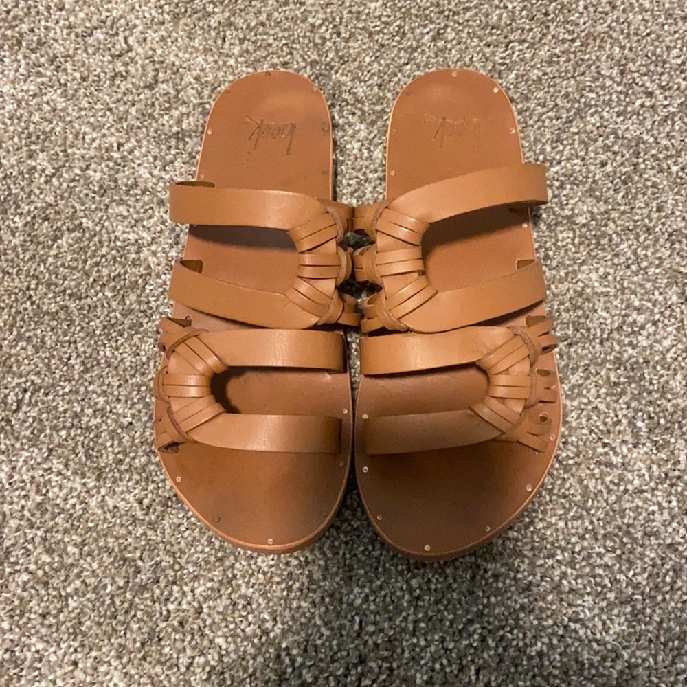 Beek by two birds leather sandals size 7